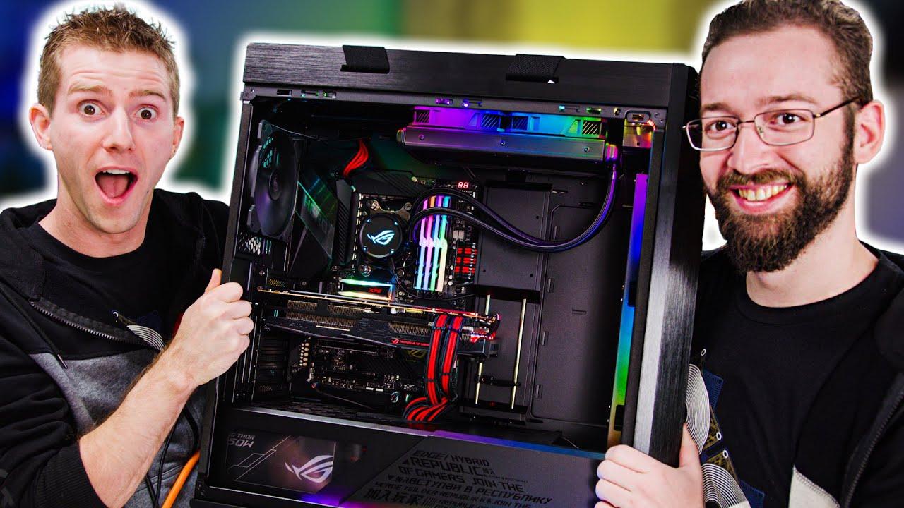 We Built His Dream Family Gaming Rig - ROG Rig Reboot 2019