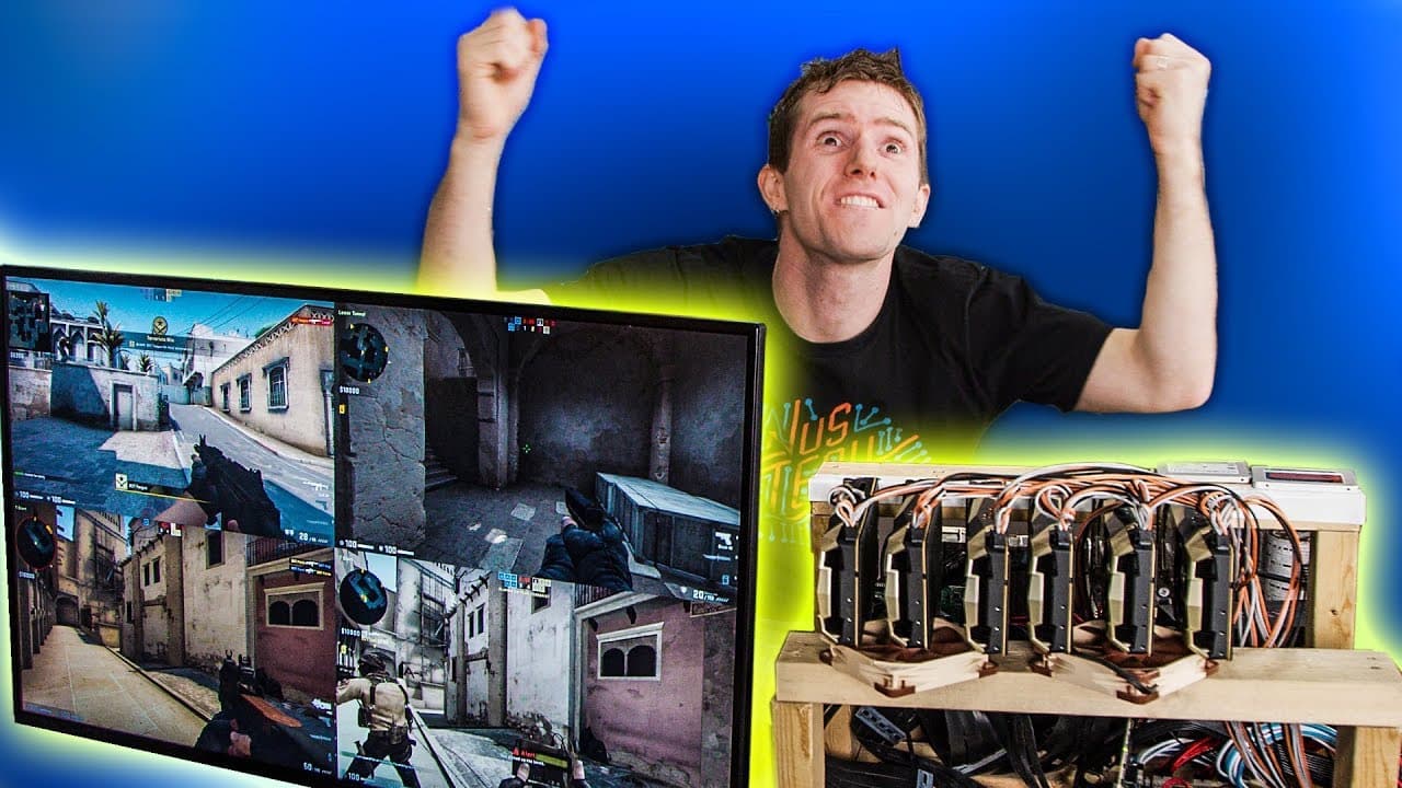 The $100,000 PC LIVES! - 6 Editors 1 CPU Pt. 5