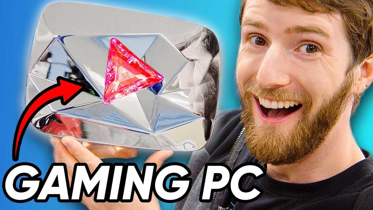 I turned my Diamond Play Button into a Gaming PC